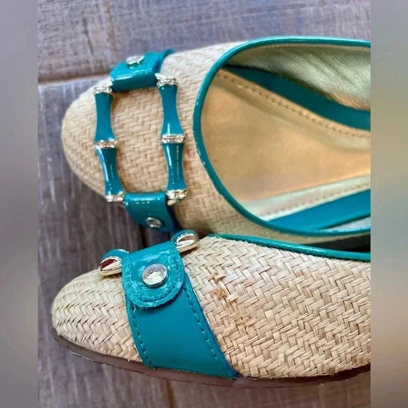 Elaine Turner Woven Flats - Picture 5 of 6